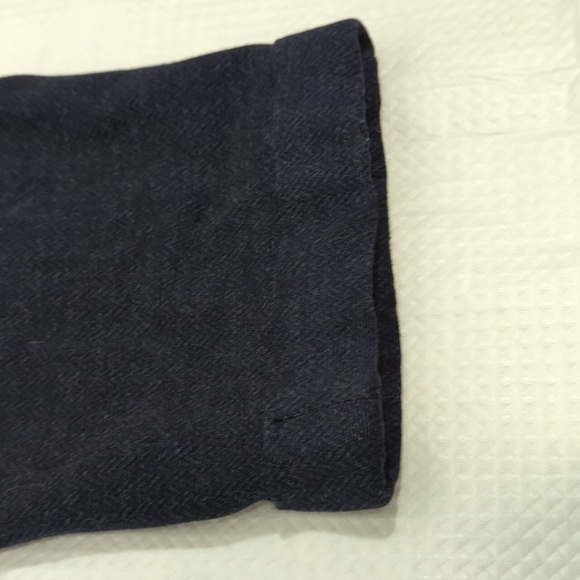 Massimo Dutti Dark Navy Midweight High Rise Dress Pants - Picture 4 of 11